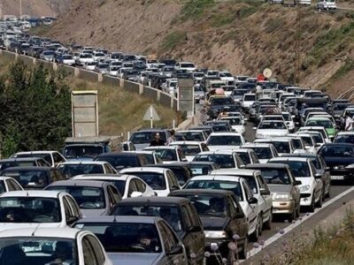 تردد 17 میلیون خودرو در محورهای برون شهری از ابتدای نوروز