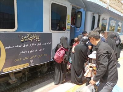 میزان صندلی قطار تدارک دیده شده برای برای زائران اربعین اعلام شد