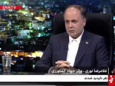 نوری قزلچه: ۱۵۰ همت گندم از کشاورزان خریداری شده و ۸۳ همت طلب باقی مانده است