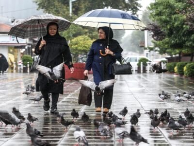 رگبار و رعد و برق در ۶ استان