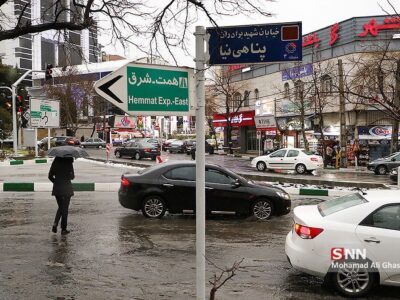بارش باران و رعد و برق در نوار شمالی کشور