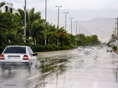 بارش پراکنده باران در استان‌های شمالی
