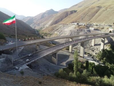 باند شرقی منطقه ۲ آزادراه تهران- شمال افتتاح شد