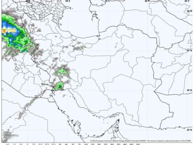 تهران تا روز دوشنبه بارانی می شود