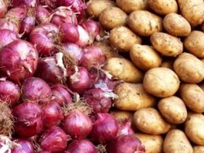سیب‌زمینی و پیاز به میزان کافی ذخیره‌سازی شده است