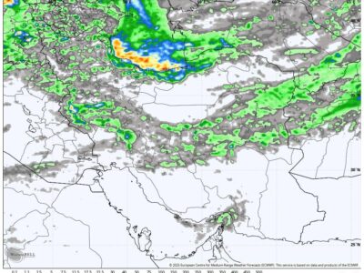 فعالیت دو سامانه بارشی در ۱۵ استان کشور؛ هشدار نسبت به بارش‌های سنگین