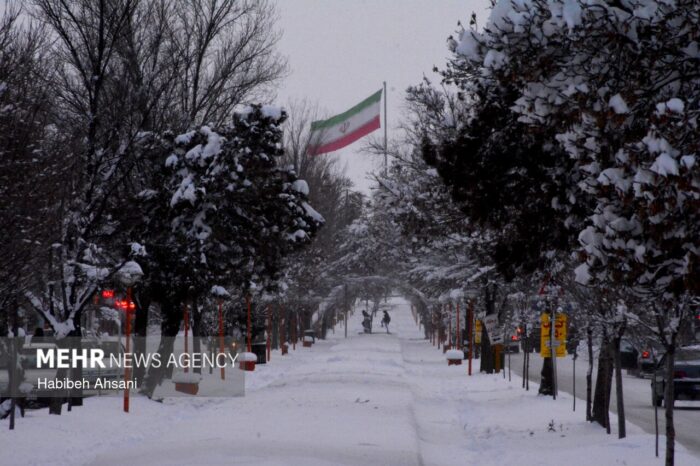 بارش برف و باران در ۲۰ استان؛ گسترش سامانه بارشی به شرق کشور