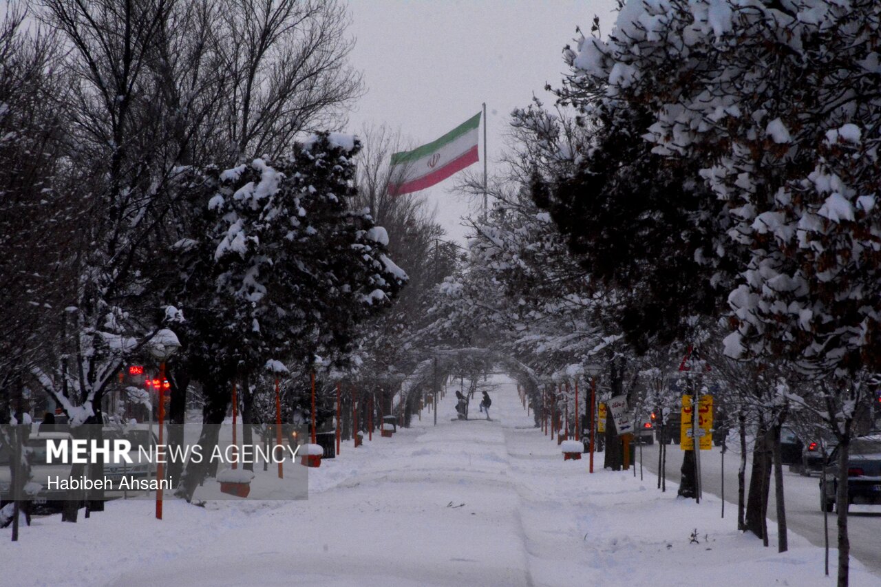 بارش برف و باران در ۲۰ استان؛ گسترش سامانه بارشی به شرق کشور