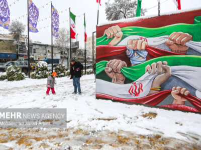 پیش‌بینی وضعیت هوای ۲۲ بهمن؛ بارش برف و باران در ۲۰ استان کشور