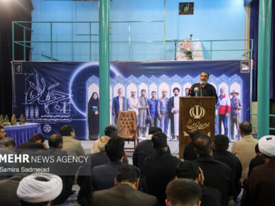 مراسم تجدید بیعت جهادگران با رهبر انقلاب برگزار شد