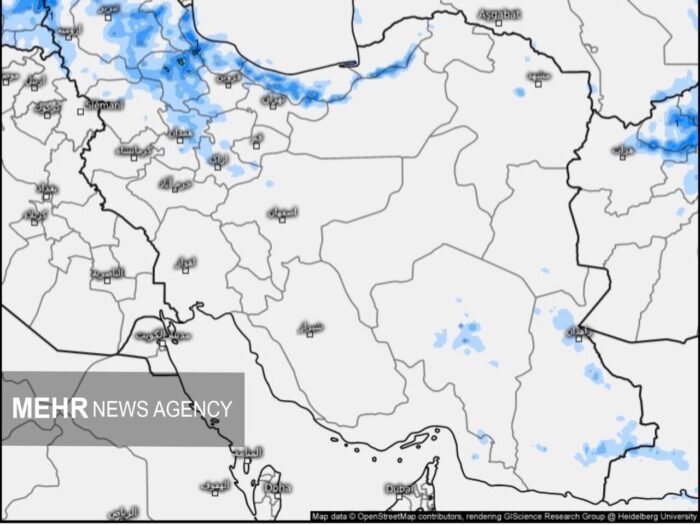 هشدار افزایش گرمای شدید در ۶ استان؛ موج بارشی شمال‌غرب را فرا می‌گیرد